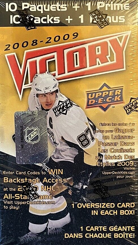 2008-09 UD Victory Hockey Blaster Box